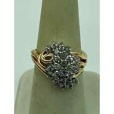 #ad Diamond Cluster Anniversary Ring. $795.00