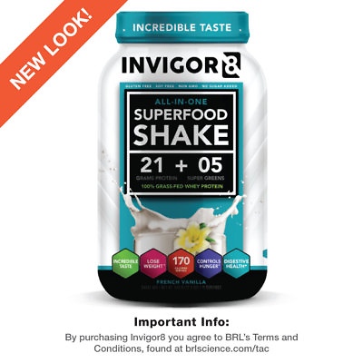 #ad INVIGOR8 Superfood Shake French Vanilla OFFICIAL LISTING