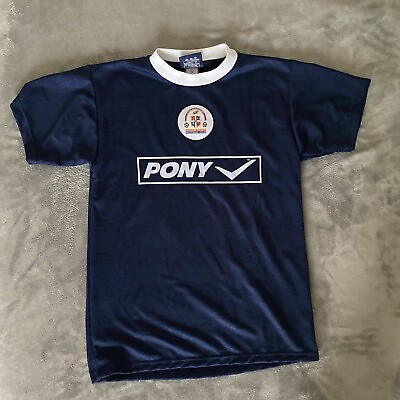 #ad PONY Luton Town Leisure Football Shirt 1997 99 Adults Small The Hatters Jersey $67.99