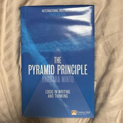 #ad English Barbara Mint Thinking Skills Writing Pyramid Principles For Improving Pe