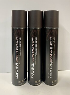 #ad Sebastian Shaper Zero Gravity Lightweight Control Hairspray 10.6 oz Pack of 3