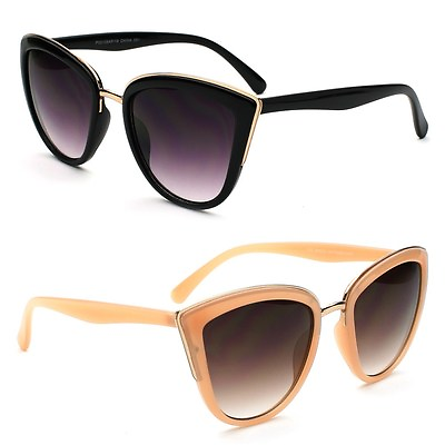 #ad New Women#x27;s Classic Cat Eye Designer Fashion Shades Sunglasses