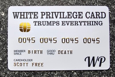 #ad W. Privilege Cards Novelty Joke Cards MAGA Trumps Everything 🇺🇸