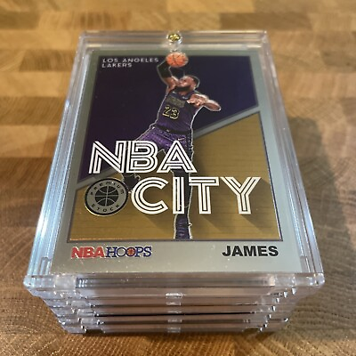 #ad LEBRON JAMES 2019 20 PANINI HOOPS #27 LOS ANGELES LAKERS INVESTMENT CARD Mint