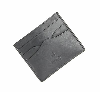 #ad STARHIDE Mens Front Pocket VT Leather Minimalist Credit Card Holder