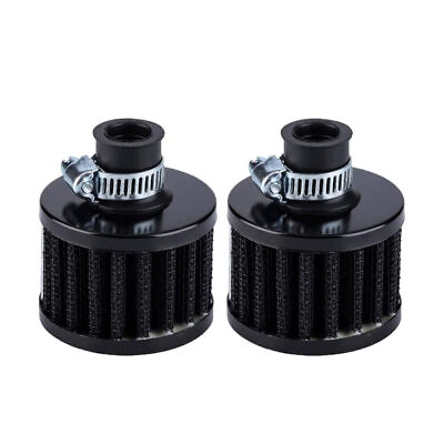 #ad 2 PCS 12mm Cold Air Intake Filter Turbo Vent Crankcase Car Breather Valve Cover