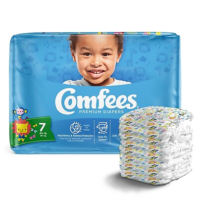 #ad Comfees Baby Diaper Size 7 Over 41 lbs. CMF 7 20 Ct **Free Ship**