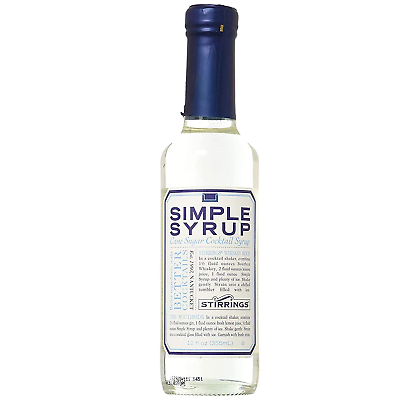 #ad Pure Cane Simple Syrup Cocktail Mixer 12 Ounce Bottle Pack of 1