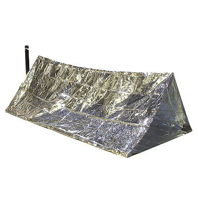 #ad OUTDOOR EMERGENCY TENT SHELTER Survival Camping Sleeping Bag Folding Reflective
