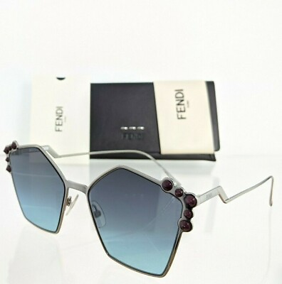 #ad Brand New Authentic Fendi FF 0261 S Sunglasses Silver Frame 6LBJF 0261