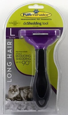 #ad FURminator Large Cat deShedding Tool Long Hair