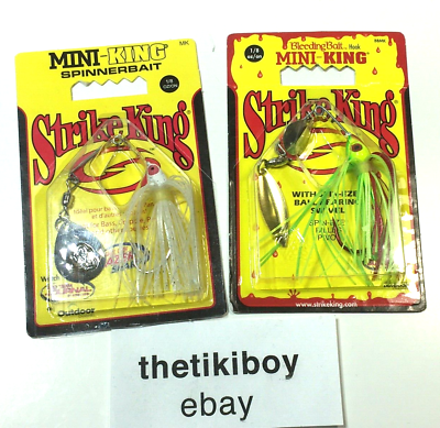 #ad Strike King FISHING LURES MK 72 Mini King SPINNERBAIT 1 8 oz Bleeding FISH HOOK