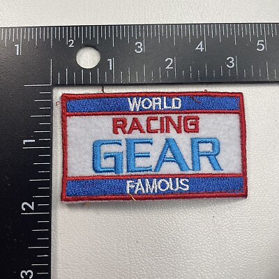 #ad Recovered From Clothing WORLD FAMOUS RACING GEAR Patch C28L