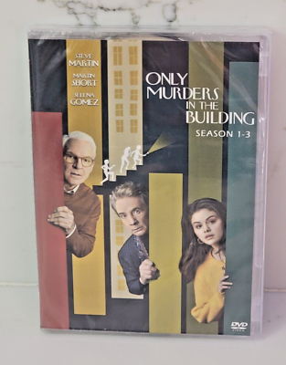 #ad Only Murders in the Building : the Complete Seasons 1 3 DVD 6 Disc Set NEW USA