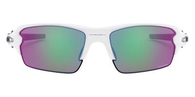 #ad Oakley Flak 2.0 A Men#x27;s Sunglasses Polished White Frame Prizm Golf Lens Casual