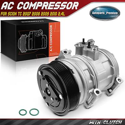 #ad New AC A C Compressor w Clutch for Scion tC 2007 2008 2009 2010 L4 2.4L 10S15C $148.99