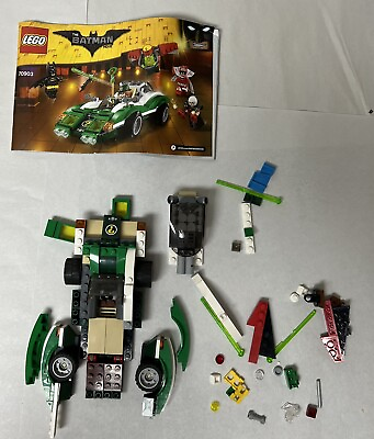 #ad LEGO Batman The Movie 70903 The Riddler racer Incomplete ￼