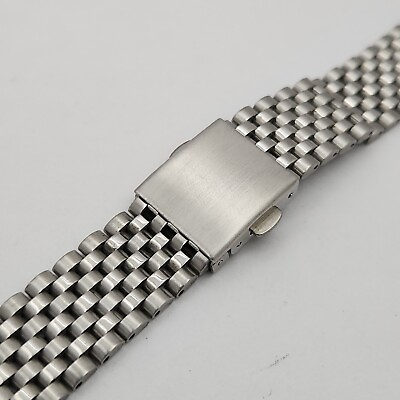 #ad Rare and beautiful stainless steel watch bracelet watch band 18mm