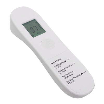 #ad US No touch forehead Thermometer High Precision LCD Digital Infrared Thermomete
