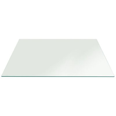 #ad Rectangle Glass Table Top Clear Tempered 1 2quot; Inch Thick with Flat Polished Edge