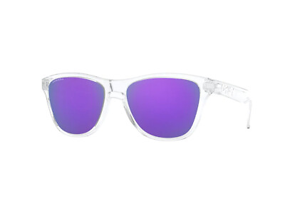 #ad Oakley Sunglasses OJ9006 FROGSKINS XS 900614 Transparent purple Man