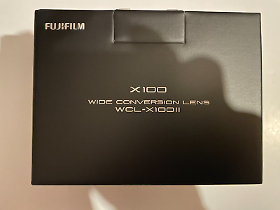 #ad FUJIFILM X100 wide conversion lens black WCL X100B II