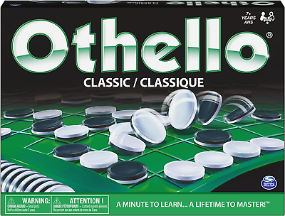 #ad Othello Strategy Classic Family Board Game 2 Player Reversi Ages 7 and Up NEW