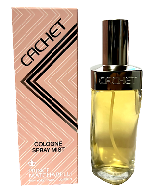 #ad Cachet Perfume By Prince Matchabelli 3.0 oz Cologne Spray Mist New In Box
