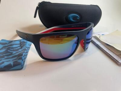 #ad Costa Del Mar Broadbill Sunglasses USA Edition 580G Red Blue Green Glass New