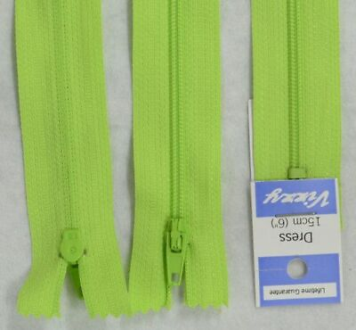 #ad Vizzy Dress Zip 15cm Colour 98 WILLOW A Quality Brand Name Zipper