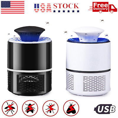 #ad Electric UV Mosquito Killer Lamp Outdoor Indoor Fly Bug Insect Zapper Trap USB