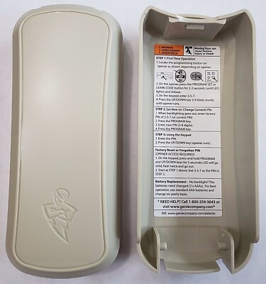 #ad Genie Door Opener GKCW BX Almond REPLACEMENT COVER ONLY for GK BX Keypad NEW