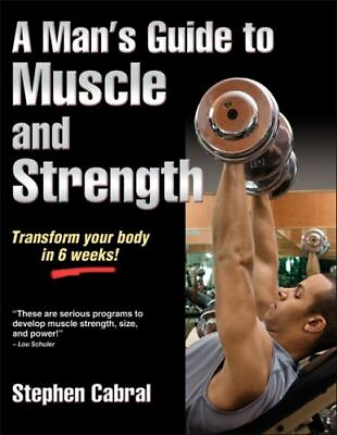 #ad A Man#x27;s Guide to Muscle and Strength paperback Good Condition