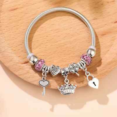 #ad Charm Bangle Chain Beaded Beads Bracelets Women Summer Romantic Gift Fashion New
