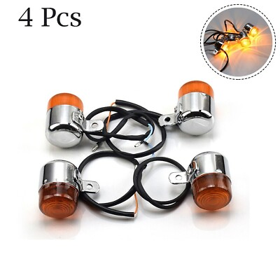 #ad New Practical Motorcycle Headlight SIGNAL LIGHT Amber Motorcycle Eye catching