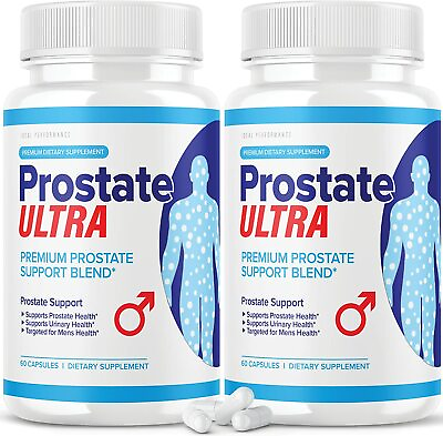 #ad Prostate Ultra Supplements for Men Prostate Health Formula 120 Capsules 2 Pack