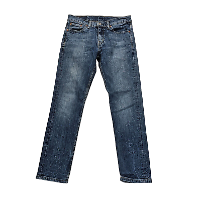 #ad Levi#x27;s 511 Jeans Straight Leg Regular Fit Pockets Denim Dark Wash Mens 30X30