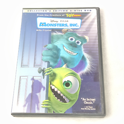 #ad monsters inc. 2002 2 disc dvd edition collectors Disney
