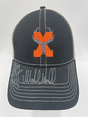 #ad Bushnell Baseball Hat StrapBack Mesh Cap Signed By Nick Mundt amp; Michael Waddell