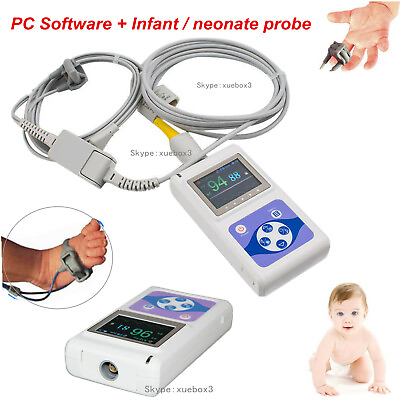 #ad New Neonatal Infant pediatric Kids Born Pulse Oximeter Spo2 MonitorPC software