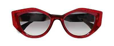 #ad Face A Face Clone 2 Cat.2 8256 Red Cat Eye Sunglasses Acetate Frame 54 20 145