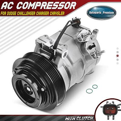 #ad A C AC Compressor with Clutch for Chrysler 300 Pacifica Dodge Challenger Charger