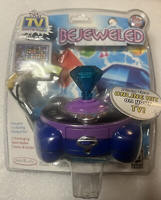 #ad Bejeweled Pop Cap TV Plug amp; Play Game System 2008 Jakks Pacific Great Condition
