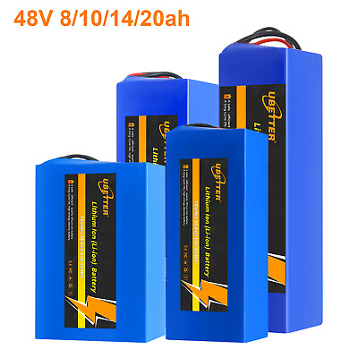 #ad 48V 8AH 10AH 14AH 20AH Ebike Lithium Battery with 2A Charger