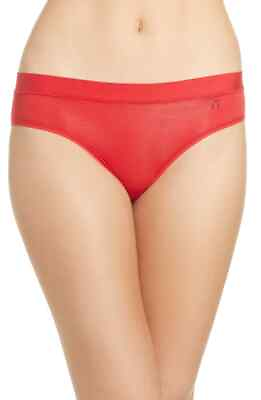 #ad Tommy John Cool Cheeky Red Bikini Panties Women#x27;s Size XL L56210