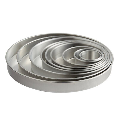 #ad Choice Round 2quot; high Straight Sided Aluminum Cake Pan select diameter below