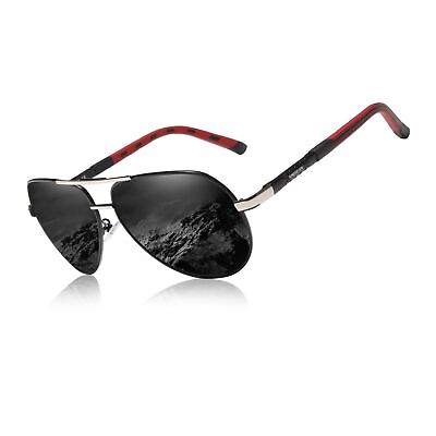 #ad Men Vintage Aluminum Polarized Sunglasses Classic Brand Sun glasses Coating L...