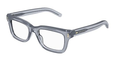 #ad NEW Gucci GG1522o 008 Grey Grey Eyeglasses $274.88