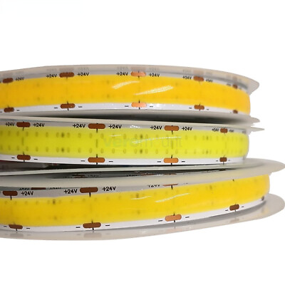 #ad 5m Double Row COB LED Strip Super Bright 624 616LED m Flexible Dimmable LED Tape