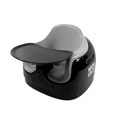#ad Bumbo Toddler Multi Seat 3 in 1 Booster High Chair and Tray Black Cool Grey